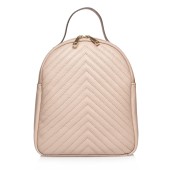Rucsac dama din piele naturala DiAmanti Tommaso Rosa